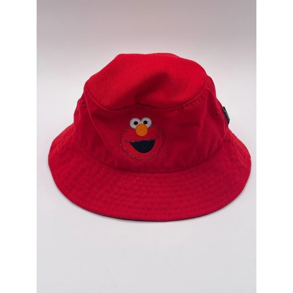 Cookie Monster Coppertone Red Bucket Sun Hat Sesame Street 12 - 18 months Elmo